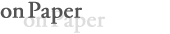 onPaper-印刷物デザイン